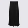 Chloé Organic Silk-mousseline Maxi Skirt In Black