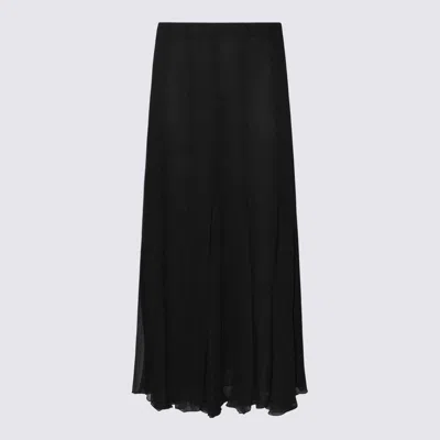 CHLOÉ CHLOÉ BLACK SILK SKIRT