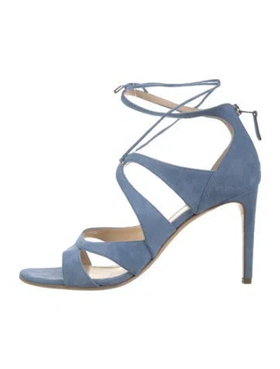 Pre-owned Chloe Gosselin Suede Sandals In Blue