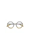 Chloé Oversized Geometric-frame Glasses In Gold