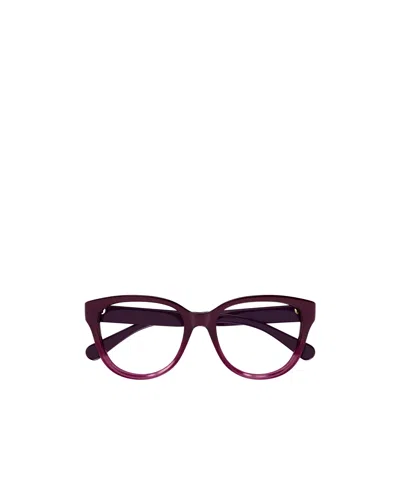 Chloé Gradient Square-frame Glasses In Red