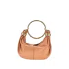 Chloé Grain Leather Mini 'bracelet Hobo' Bag In Orange