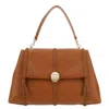 Chloé Chloe Grained Bull Leather Large Penelope Shoulder Bag In Brown