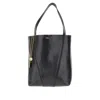 Chloé Grained Leather Medium 'spin' Bag In Black