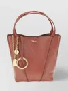 Chloé Grained Leather Shoulder Bag In Brown