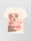 Chloé Graphic Illustration Crew Neck T-shirt In Neutral