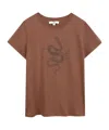Chloé Graphic-print T-shirt In Brown