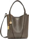 Chloé Gray Spin Small Bag In Grey