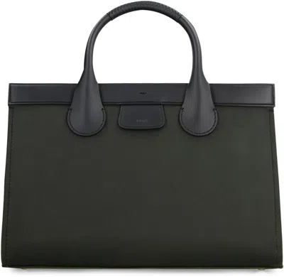Chloé Green Canvas Tote Bag For Women