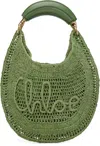 Chloé Green Made For A Woman Edition Summer Banana Bag In 38m Tea Leaf Green