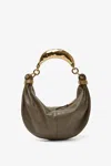 Chloé Bracelet Banana Shoulder Bag In Buffalo Leather