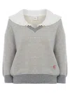 Chloé Cotton-blend French Terry Sweatshirt In Multi