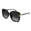 Chloé Chloe Grey Gradient Square Ladies Sunglasses Ch0106sa 005 59
