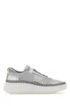 Chloé Chloe Women Multicolor Fabric Nama Sneakers In Gray