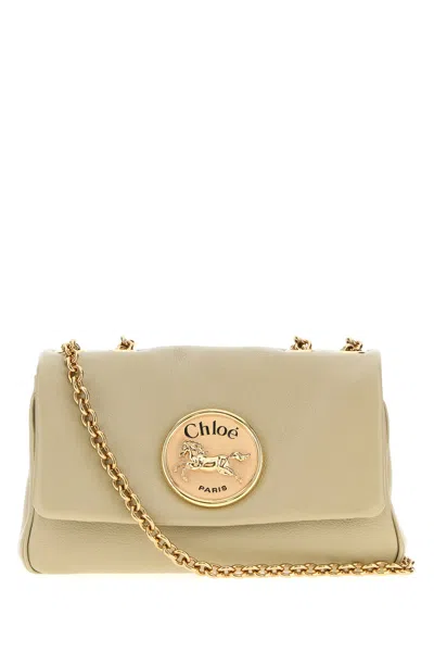 Chloé Chloe Grey Leather Heritage Shoulder Bag In Gray