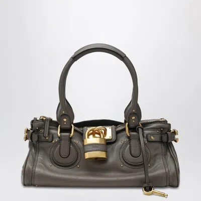 Chloé Grey Paddington Bag Women In Brown