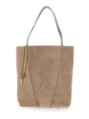 Chloé Grey Spin Tote In Brown