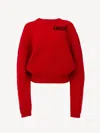 Chloé Grobstrick Pullover In Red