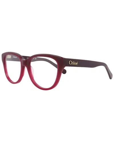 Chloé Gucci Women's 53mm Optical Frames In Red