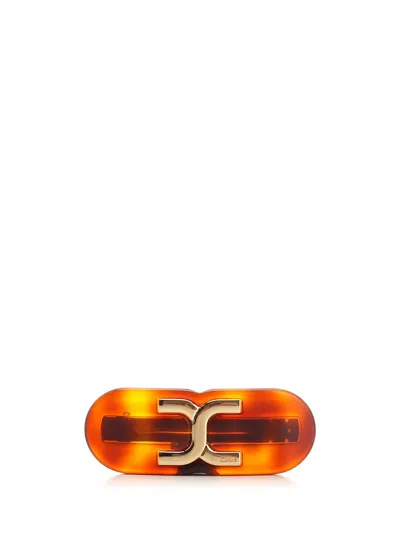 Chloé Hair Clip Jewelry Brown