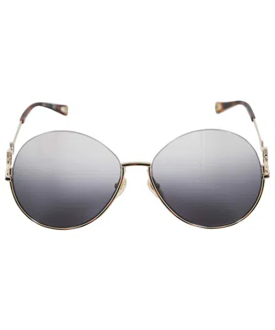 Chloé Round-frame Sunglasses In Blue