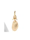 Chloé Hammered-disc Chain Earrings In Gold