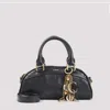 Chloé Black Leather Chloe Bowling Top Handle Bag In Black