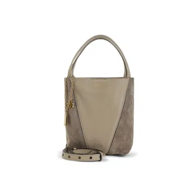 Chloé Light Brown Spin Tote