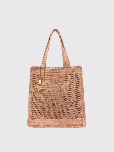 CHLOÉ HANDBAG CHLOÉ WOMAN COLOR BEIGE,G69401022