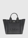 Chloé Carry Handbag In Black