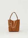 Chloé Structured Brown Shoulder Bag With Textured Finish