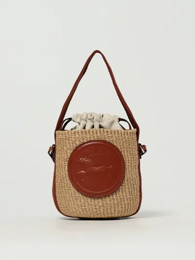 CHLOÉ HANDBAG CHLOÉ WOMAN COLOR BROWN,H00362032