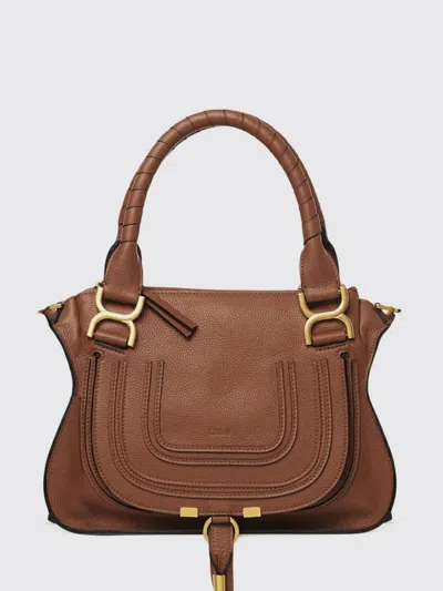 CHLOÉ HANDBAG CHLOÉ WOMAN COLOR BROWN,H18080032