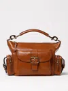 Chloé Shoulder Bag In Shiny Leather In Brown