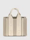 Chloé Woody Handbag In Neutral