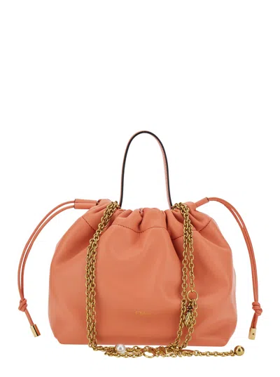 Chloé Handbag P789 With Iconic Details In Fuchsia Leather For Women In Pink