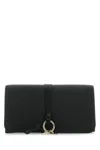 Chloé Alphabet Flap Wallet In Grained Leather In 001