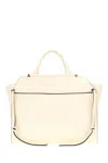 Chloé Ivory Leather Medium Steph Handbag In 101