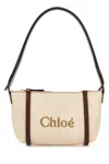 Chloé Chloe Sand Canvas Carry Shoulder Bag