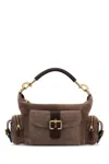 Chloé Chloe Mud Suede Medium Camera Bag Handbag In Brown