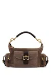 Chloé Chloe Mud Suede Medium Camera Bag Handbag In Brown