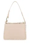 Chloé Leather Shoulder Bag With Front And Back Pockets In 6h3