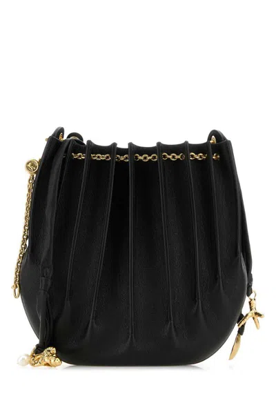 Chloé Chloe Women Black Leather Sea Treasures Crossbody Bag