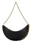 Chloé Icons Crescent-shaped Chain Shoulder Bag In Black