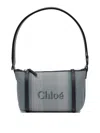 Chloé Shoulder Bags With Adjustable Strap And Contrast Stitching In Blue