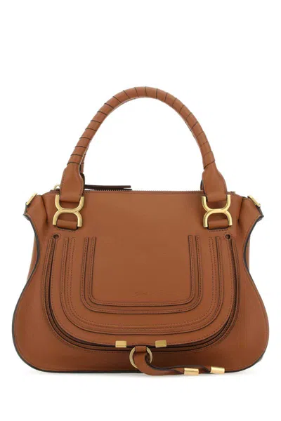 Chloé Brown Marcie Satchel Bag