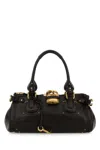 Chloé Dark Brown Leather Paddington Shoulder Bag In Brown