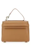 Chloé Chloe Women Camel Leather Small Nacha Handbag In Camel