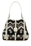 Chloé Embroidered Wool Small Penelope Handbag In Printed
