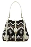 Chloé Embroidered Wool Small Penelope Handbag In Printed